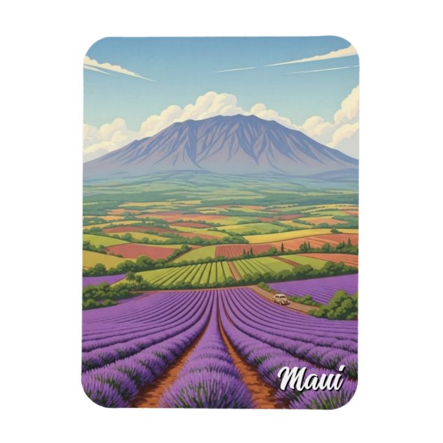 Upcountry Maui Hawaii Travel Magnet (Vertical)