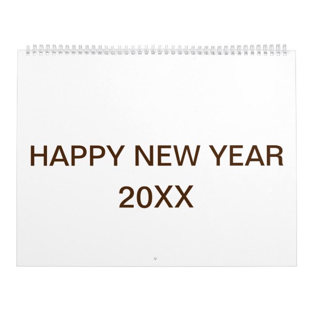 UPDATED Custom TextLogo Calendar (Cover)