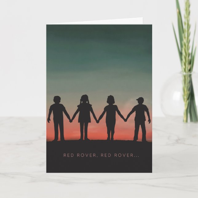 Updated nostalgic Red Rover 60th birthday card (Front)