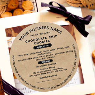 Updated Rustic Arkansas cottage food law labels