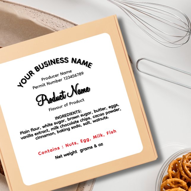 Updated WASHINGTON COTTAGE FOOD LAWS LABEL (Creator Uploaded)