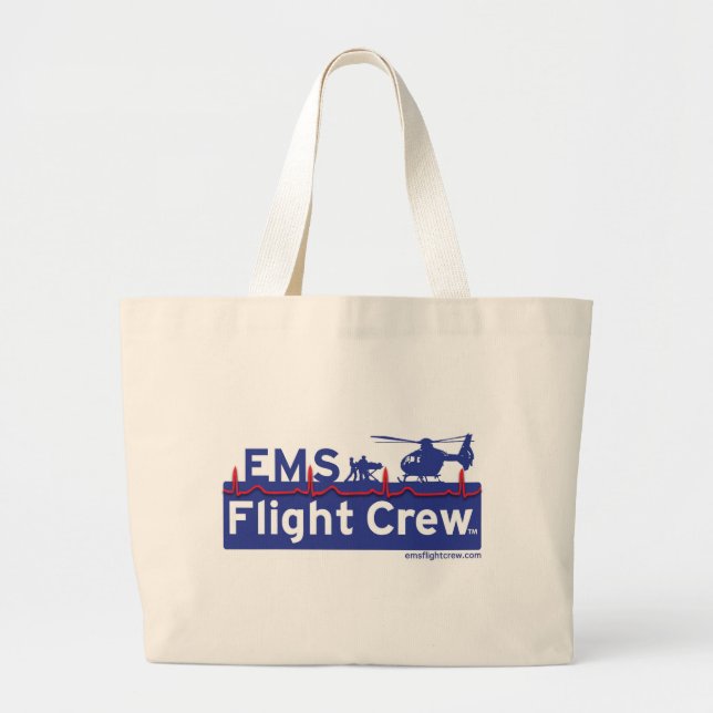 Updatedemsflightbanner11 Large Tote Bag (Front)