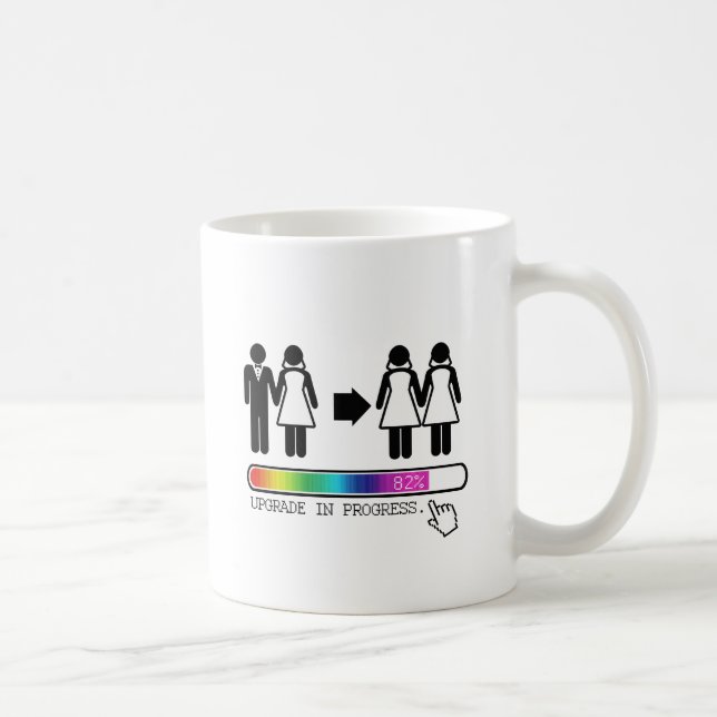 UPGRADE TO LESBIAN COFFEE MUG (Right)