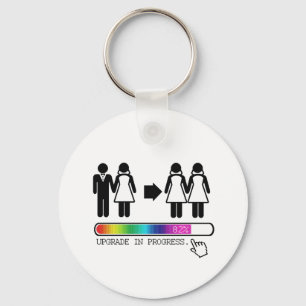UPGRADE TO LESBIAN KEY RING