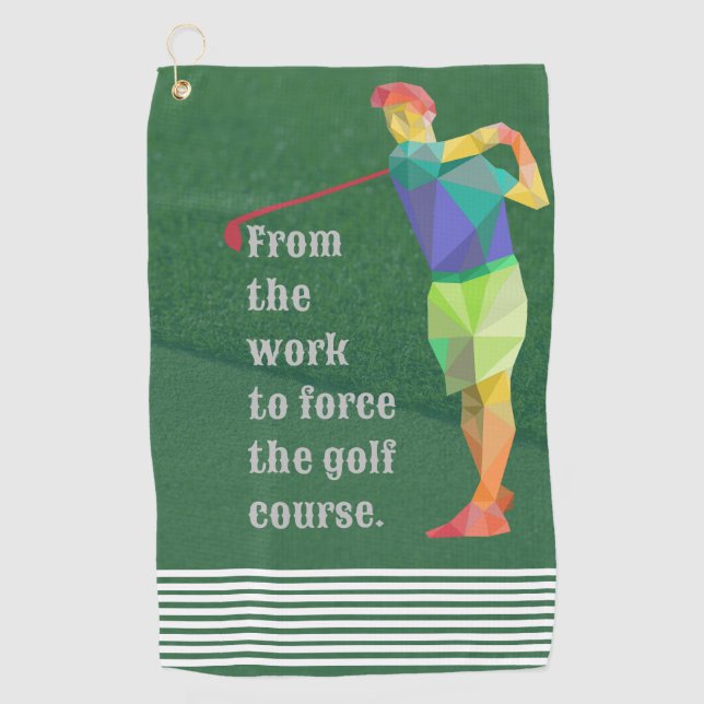 Upgrade Your Best Golf Game with Customise Towels (Front)