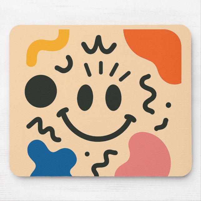 "Upgrade Your Desk: A Bold & Unique Mousepad Desig (Front)