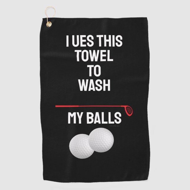 Upgrade Your Golfing Experience with Personalised  Golf Towel (Front)