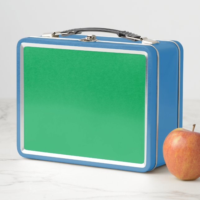 Upgrade Your Web Design with a Green Background Metal Lunch Box (In Situ)