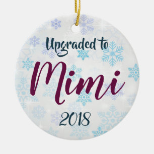 Upgraded To Mimi Personalised Christmas Ornament