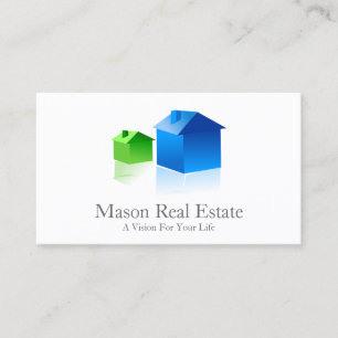 Upgrading House Real Estate - Business Card