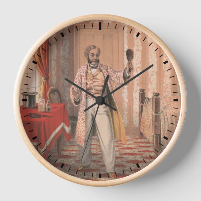 Uphams Hair Dye, Circa 1864 Clock (Front)