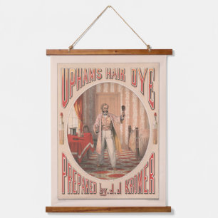 Uphams Hair Dye, Circa 1864 Hanging Tapestry