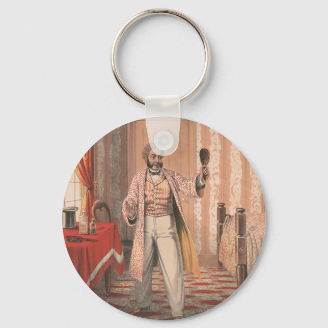 Uphams Hair Dye, Circa 1864 Key Ring (Front)