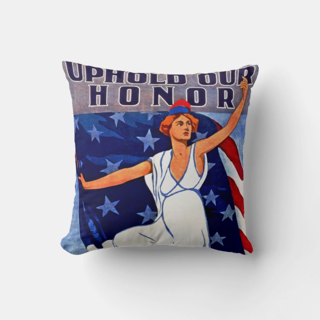 Uphold Our Honour Cushion (Front)