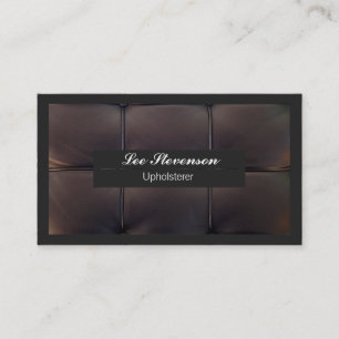Upholsterer Business card