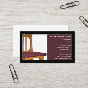 Upholsterer Business Card