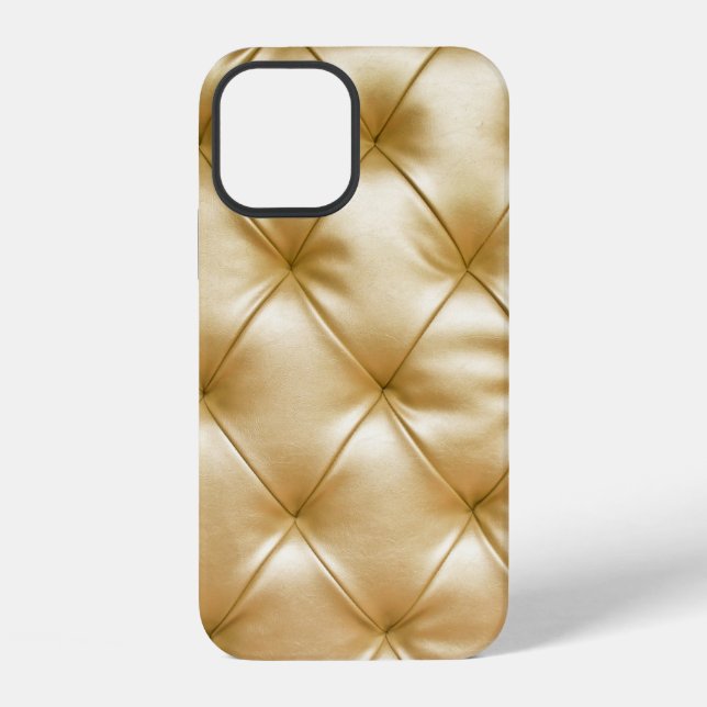 Upholstery  luxurious sofa leather pattern backgro iPhone case (Back)