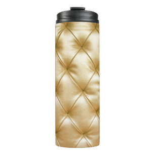 Upholstery luxurious sofa leather pattern backgro thermal tumbler