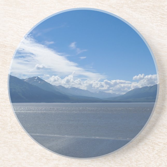 Uplifting Alaska Mountains Coaster (Front)
