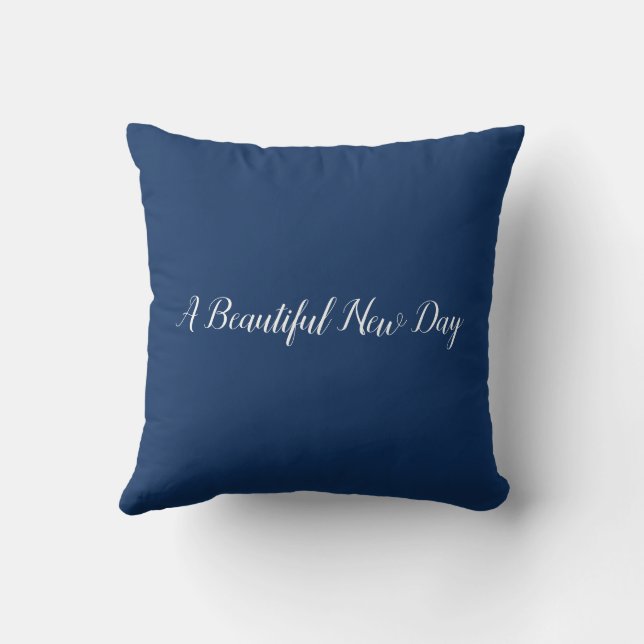 Uplifting Classic Flower Bloom Cushion (Back)