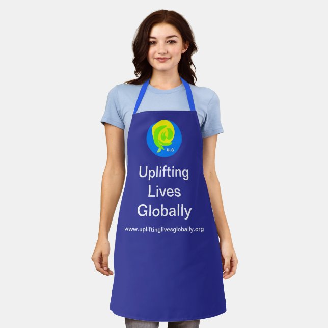 Uplifting Lives Globally, Apron - Blue (Worn)