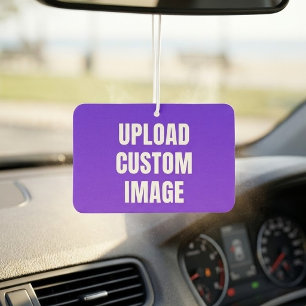Upload 2 Custom Image - Add Your Own To Print On A Car Air Freshener