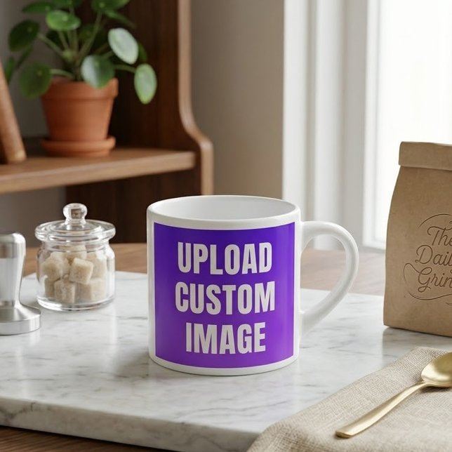 Upload 2 Custom Image - Add Your Own To Print On A Espresso Cup (Creator Uploaded)