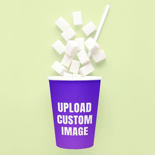 Upload 2 Custom Image - Add Your Own To Print On A Paper Cups (Creator Uploaded)