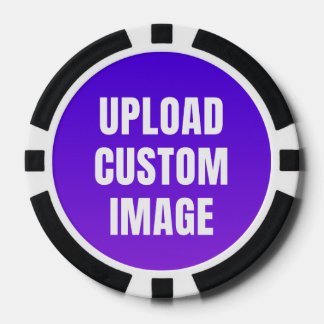Upload 2 Custom Image - Add Your Own To Print On A Poker Chips