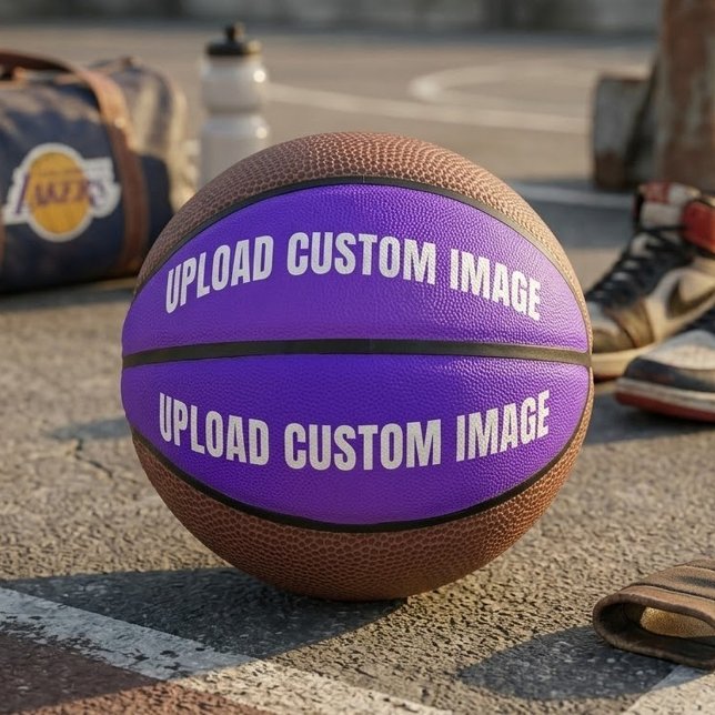 Upload  2Custom Image - Add Your Own To Print On A Mini Basketball (Creator Uploaded)