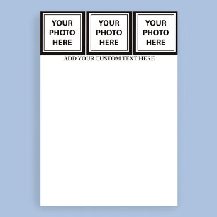 Upload 3 Photos & Add Text – Customise Picture Custom Letterhead