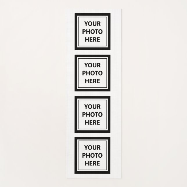 Upload 4 Photos – Customise Picture Yoga Mat (Front)
