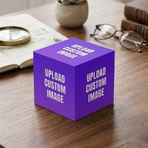 Upload 5 Custom Image - Add Your Own To Print On A Cube