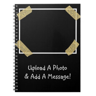 Upload a Photo and Add a Custom Personal Message Notebook