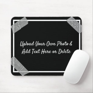 Upload a Photo and Add a Personal Custom Message Mouse Mat