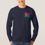 Upload Add Image Logo Photo Personalise Men's T-Shirt<br><div class="desc">Upload Add Image Logo Photo Custom Personalise Template Basic Long Sleeve Navy Blue T-Shirt.</div>