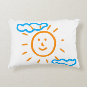 Upload Art Drawing Turn Kids Artwork to Decorative Cushion