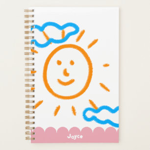 Upload Art Photo Turn Kids Artwork to Planner