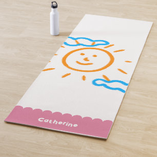 Upload Art Photo Turn Kids Artwork to  Yoga Mat
