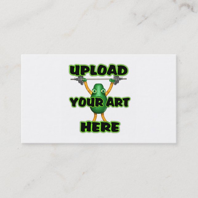 Upload art to 2 side business card (Front)
