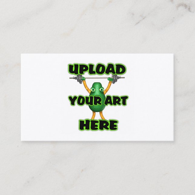 Upload art to 2 side indestructible business card (Front)