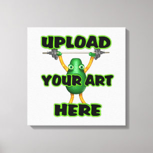 Upload art to customised items canvas print
