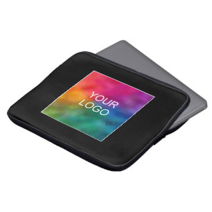 Upload Business Company Logo Here Elegant Template Laptop Sleeve