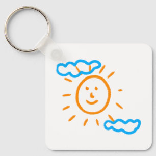 Upload Childs Drawing Turn Kids Artwork into Key Ring
