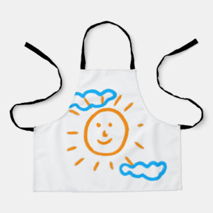 Upload Childs Drawing Turn Kids Artwork to Apron