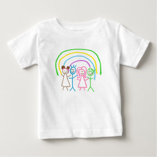 Upload Childs Drawing Turn Kids Artwork to Baby T-Shirt
