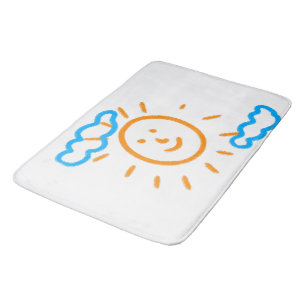 Upload Childs Drawing Turn Kids Artwork to Bath Mat