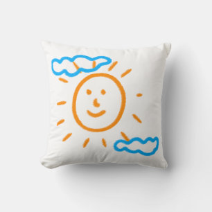 Upload Childs Drawing Turn Kids Artwork to Cushion
