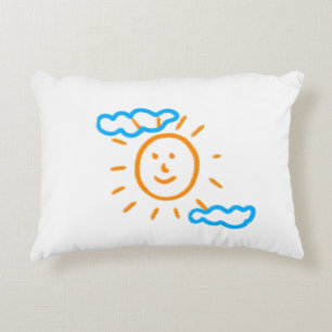 Upload Childs Drawing Turn Kids Artwork to Decorative Cushion