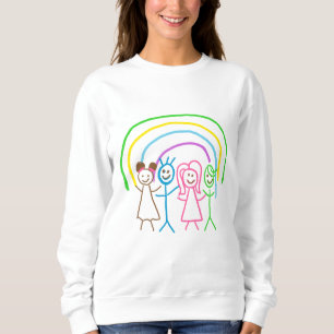 Upload Childs Drawing Turn Kids Artwork to kids Sweatshirt